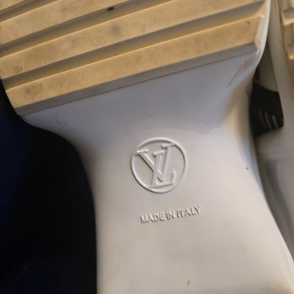 Louis Vuitton Louis Vuitton Blue Monogram Canvas and Fabric Archlight Low Top Sn - Picture 9 of 13